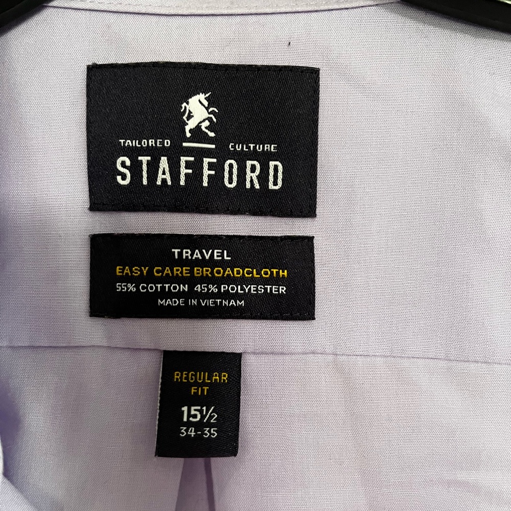 Men’s Stafford Dress Shirt - Picture 4 of 4
